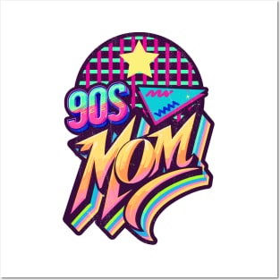 90s Mom Retro Style: Vintage Nostalgia Design Posters and Art